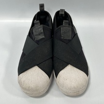 adidas Originals/アディダス オリジナルス/SUPERSTAR SLIP ON/SST SLIP ON/スーパースター スリッポン/スニーカー/ブラック/FW7051_画像2