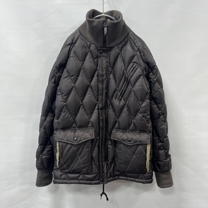 WEST RIDE/ウエストライド/RACING DOWN JACKET/レーシングダウンジャケット/ダイヤモンドキルト/ハイネックリブ/ブラック/Mサイズ