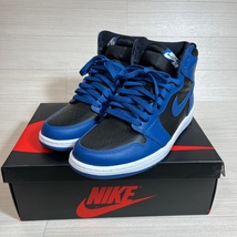 NIKE/ナイキ/Air Jordan 1 Retro High OG/エアジョーダン 1 レトロハイOG/555088-404/Dark Marine Blue/ダークマリーナブルー/26.5cm_画像1