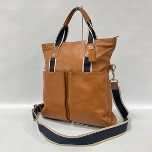 COACH/コーチ/Heritage Web Leather Foldover Tote : F70558/ヘリテージレザー フォールドオーバートート/2wayショルダートート/F70558