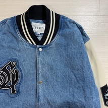 GRMY/GRIEMY/グライミー/23SS/FIRE ROTE Denim Baseball Coat/デニム ベースボールコート/スタジャン/アワードジャケット/ワッペン/XL_画像4