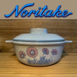 【Noritake】 ヴィンテージ　genuine stoneware グラタン皿