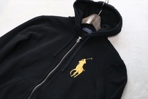 RALPH LAUREN ラルフローレン ビッグポニー メンズ ジップアップ スウェットパーカー XS 黒 ラルフローレン(株)_画像2