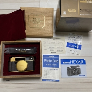 (34)送料無料 1円スタート KONICA HEXAR GOLD 120周年記念モデル コニカヘキサー フィルム ジャンクまとめの画像2