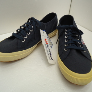 【KCM】NV-42.5★ワケあり未使用品★【SUPERGA/スペルガ】メンズ スニーカー キャンバス 42 1/2 ネイビー［2750 COTU CLASSIC］の画像1