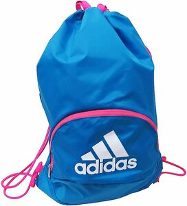 【KCM】Z-bag-83★展示品★【adidas/アディダス】サッカーバッグ　ボール用ナップサック　ボール収納機能付きナップ　AKM33SKP　ブルー系