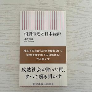 消費低迷と日本経済 （朝日新書　６３９） 小野善康／著