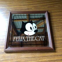 昭和レトロ　ファンシーミラー　パブミラー　FELIX THE CAT フェリックス　ザ　キャット　壁掛けミラー　鏡 インテリア雑貨_画像2