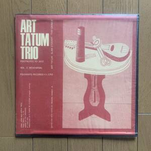 ART TATUM TRIO / FOOTNOTES TO JAZZ VOL.2 : REHEARSAL (FOLKWAYS) シュリンク付 - 10inch