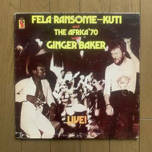 FELA RANSOME-KUTI and THE AFRICA '70 with GINGER BAKER / LIVE! (SIGNPOST) 