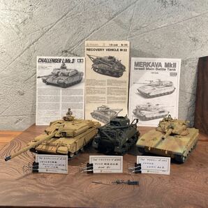 【m/7】TAMIYANo.154 MkⅢ ITALERI No.203 M-32 ACADEMYNo.1347 MkⅡ 1/35 戦車 プラモデル 完成品 コレクション 引退品の画像1