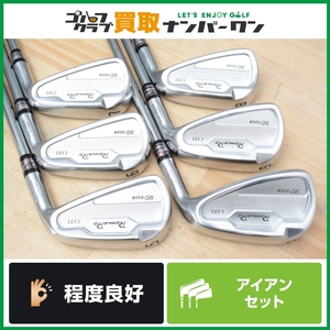 【程度良好 人気モデル】ロマロ Romaro RD TOUR C101 アイアンセット 5～PW 6本セット デザインチューニング MODUS3 TOUR 105 フレックスR