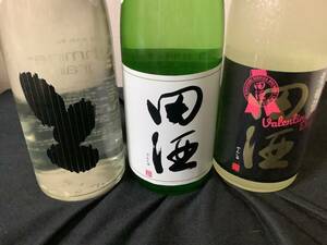 田酒　貴醸酒、田酒　特別純米山杯仕込、大嶺　愛山　3粒　720ml ３本セット