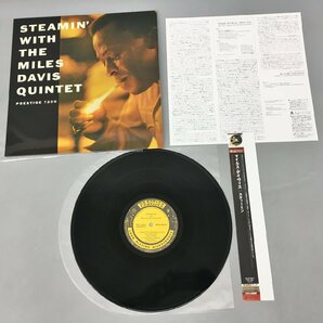 LPレコード Steamin' With The Miles Davis Quintet MILES DAVIS Prestige 7200 2402LO116の画像3