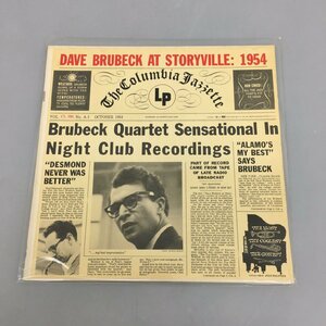 LPレコード Dave Brubeck Quartet Dave Brubeck At Storyville: 1954 CL590 6EYE モノラル盤 2403LO086