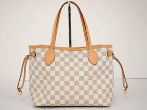  Louis Vuitton LOUIS VUITTON tote bag Damier * azur ne bar full PM N51110 VI1151 lady's storage bag attaching - 2403LK001