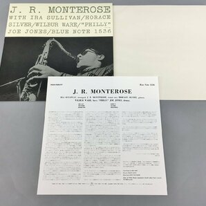 J.R. Monterose BLUE NOTE 1536 LPレコードジャケット ライナーのみ 2402LO135の画像3