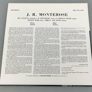 J.R. Monterose BLUE NOTE 1536 LPレコードジャケット ライナーのみ 2402LO135の画像2