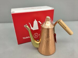 カリタ×燕 kalita×TSUBAME コーヒーポット ドリップポットスリム 700 CUW 銅製 木製ハンドル 未使用 2403LT009