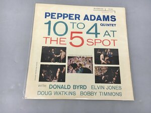 LPレコード Pepper Adams Quintet 10 To 4 At The 5 Spot RLP12-265 Riverside 青小ラベル 2403LBM055