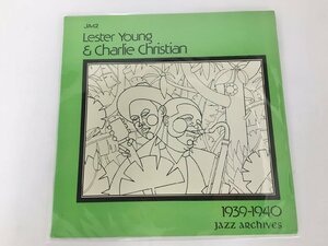 LP record Lester Young & Charlie Christian 1939-1940 JA-42 Jazz Archives 2403LBR010