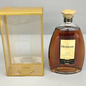 ヘネシー Hennessy コニャックブランデー 700ml 40% フランス 箱付き カリテ レア qualite rare FINE DE COGNAC 未開栓 2403LR098の画像1