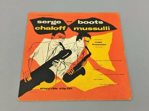 LPレコード Serge Chaloff and Boots Mussulli featuring Russ Freeman George Wein Presents LP310 2403LO104