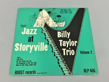 LPレコード Billy Taylor Trio Jazz At Storyville Volume 2 RLP406 2403LO098_画像1