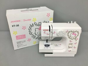 コンパクトミシン サンリオ ハローキティ ジャノメ JANOME KT-35 未使用 2403LR176