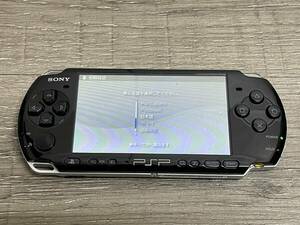 ☆ PSP ☆ プレイステーションポータブル PSP-3000 ピアノブラック 動作品 本体のみ Playstation Portable バッテリー欠品 5386