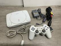 ☆ PSone ☆ PS one SCPH-100 動作品 本体 コントローラー アダプター 付属 プレイステーション Playstation SCPH-112 SONY 1611_画像1
