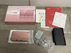 ☆ 3DS ☆　ニンテンドー3DS ミスティピンク 動作品 本体 タッチペン アダプター 箱　説明書 付属 Nintendo 3DS DS 任天堂 5023