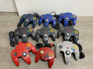 ☆ N64 ☆ ホリパッドミニ64 レッド　他 まとめ売り 未チェック ジャンク　Nintendo64 ニンテンドウ64 任天堂 HORI グレー 