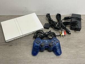 ☆ PS2 ☆ プレイステーション2 SCPH-70000 セラミックホワイト 動作品 本体 コントローラー 互換アダプター Playstation2 SONY 2899