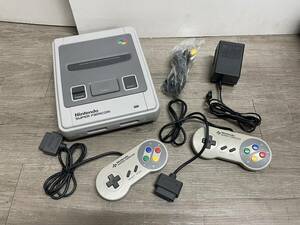 ☆ SFC ☆ スーパーファミコン 動作品 本体 コントローラー アダプター ケーブル 付属 Nintendo SUPER FAMICOM 任天堂 8018