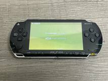 ☆ PSP ☆ プレイステーションポータブル PSP-1000 ブラック 動作品 本体 バッテリー アダプター 付属 Playstation Portable 6507_画像3