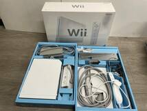 ☆ Wii ☆ Nintendo Wii 本体 まとめ売り 7台 未チェック ジャンク Wiiリモコン センサーバー ヌンチャク シロ バランスボード 任天堂_画像8