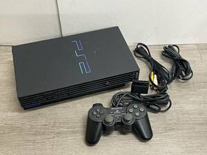 ☆ PS2 ☆ プレイステーション2 SCPH-18000 動作品 本体 コントローラー 付属 Playstation2 デュアルショック2 SONY 4022