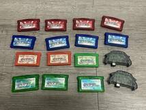 ☆ GBA ☆ ポケットモンスター エメラルド 他 まとめ売り ゲームボーイアドバンス ソフト リーフグリーン ファイアレッド アダプタ 任天堂_画像1