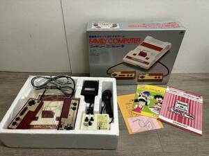 ☆ FC ☆ ファミリーコンピューター 未チェック ファミコン 本体 アダプター RFスイッチ 説明書 箱 付属 Nintendo 任天堂