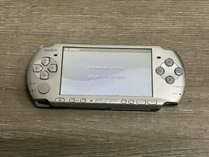 ☆ PSP ☆ プレイステーションポータブル PSP-3000 ミスティックシルバー 動作品 本体 のみ Playstation Portable バッテリー欠品 2045