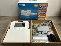 ☆ WiiU ☆ ファミリープレミアムセット シロ 32GB 動作品 本体 ゲームパッド 箱 説明書 付属 内箱一部欠品 Nintendo Wii U 任天堂 5167_画像1