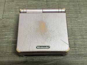 ☆ GBA ☆ ゲームボーイアドバンスSP パールピンク 動作品 本体 Nintendo GAMEBOY ADVANCE ニンテンドー 任天堂 8244