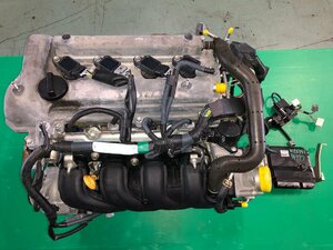 四 4.2万キロ 動画あり 保障付き トヨタ カローラ アクシオ NZE141 エンジン 1NZ-FE ECU 2WD CVT Guaranteed Sales 34977 1E22