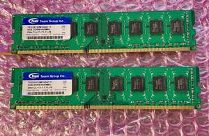 W093☆ TeamGroup DDR3 PC3-1600 8GB× 2 計16GB デスクトップ用メモリ Memory メモリー 動作確認済み 