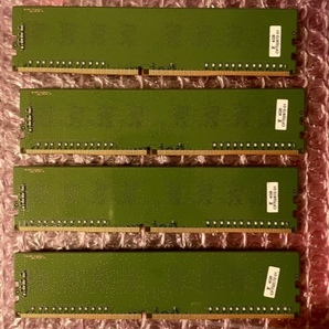 W099☆ SAMSUNG DDR4 PC4-2133P-UA0-10 4GB×4 計16GB デスクトップ用メモリ Memory メモリー 動作確認済み の画像4