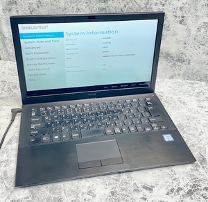 W079☆ SONY VAIO VJS131C11N Core i5-6200U 2.30GHz BIOS ノートPC VJS131