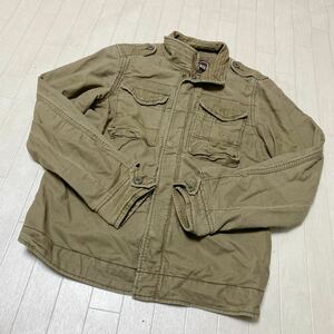 3806☆ Abercrombie&Fitch アバクロンビー&フィッチ HARRSON JACKET トップス ミリタリー メンズ M グリーン