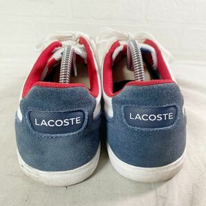 3878☆Lacoste ラコステ シューズ 靴 スニーカー レザースニーカー カジュアル メンズ USA 8.5 ホワイトの画像3