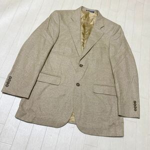 3884☆ LANDS'END ランズエンド トップス テーラードジャケット ビジネス カジュアル メンズ A5 ベージュ